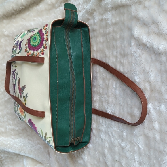 DESIGUAL | Liberty Tropics Hummingbird Leather Tote - Picture 7 of 16